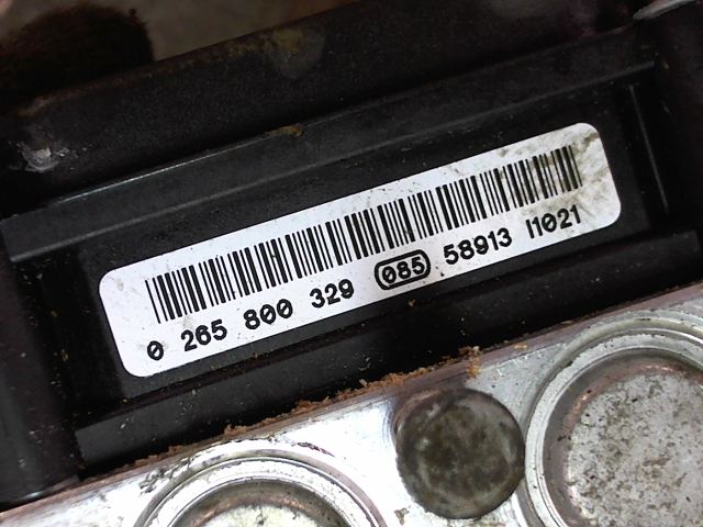 0265800329 Blok ABS, pompa (ABS, ESP, ASR) Renault Modus 2006 0 265800 329/0 265 231 559