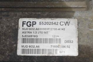 55202542 CW OPEL ASTRA 1.3 CDTİ MOTOR BEYNİ