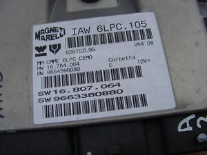 9663380880 IAW6LPC.105 PEUGEOT 207 MOTOR BEYNI