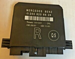 A 2038206626 MERCEDES C CLASS W203 ARKA KAPI KONTROL MODÜLÜ SÜRÜCÜ YAN SAĞ