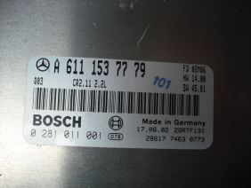 A6111537779 MERCEDES C220 2.2 CDI Motor Beyni A 611 153 77 79 Çıkma Orjinal 0281011001