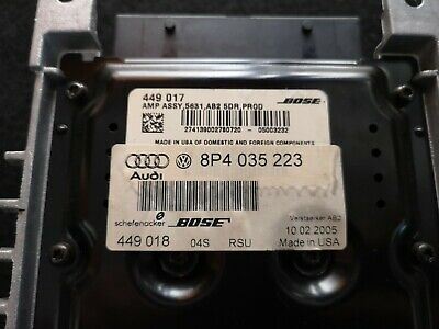 Audi A3 Bose Ses Sistemi Radyo Amfisi 8P4035223