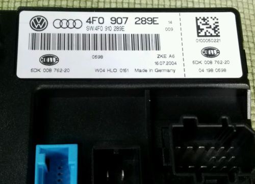 AUDI A6 KONFOR KONTROL MODÜLÜ OEM PN: 4F0 907289 E * A5