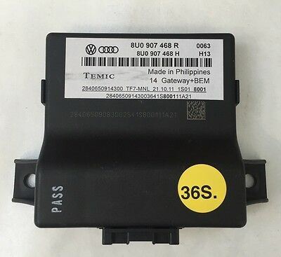 Audi Q3 8U 2011-2018 Gateway ikinci el Kontrol Modülü 8U0907468A