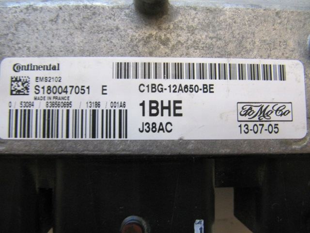 FORD FiESTA MOTOR BEYNi C1BG-12A650-BE EMS2102 S180047051 E