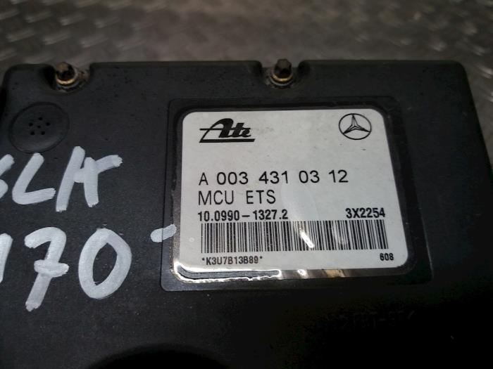 MERCEDES E SERİSİ W210 KASA ABS BEYNİ 95-02 A0034310312