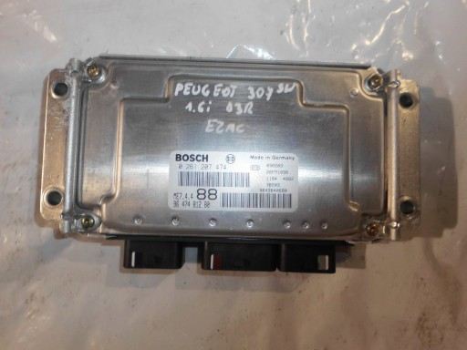 PEUGEOT 307 / ECU MOTOR BEYNİ BOSCH ME7.4.6 9650346080 261207474 1037367169