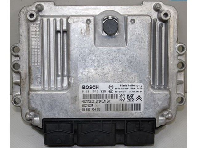 Peugeot Partner 1.6HDI Motor Beyni 0281013329 EDC16C34 1037391731 1037398239