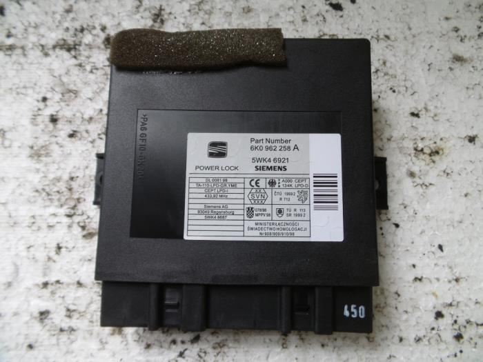 SEAT IBIZA MK3 6K2 KONFOR KONTROL MODÜLÜ ECU PARÇA NUMARASI 6K0 962258 A