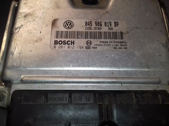 VW Polo Audi A2 1.4 TDI Motor Beyni Bosch 045906019BP - 045 906 019 BP - 0281012194 - EDC15P+